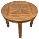 Art Deco Round Side Table in Walnut 1930s