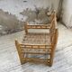 Fauteuil bois et corde Maroc