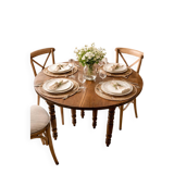 Solid walnut kitchen table