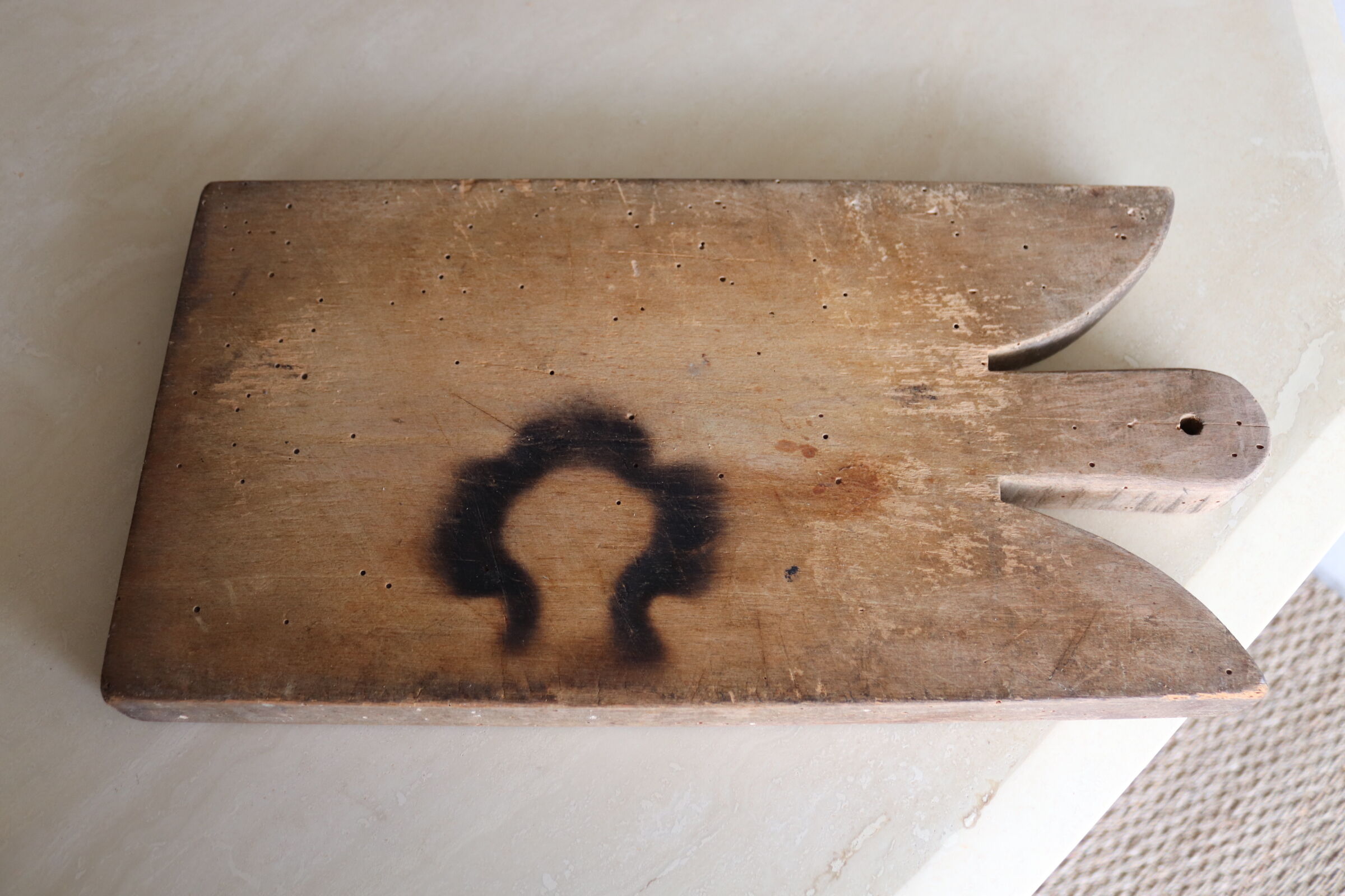 Antique breadboard, cutting board