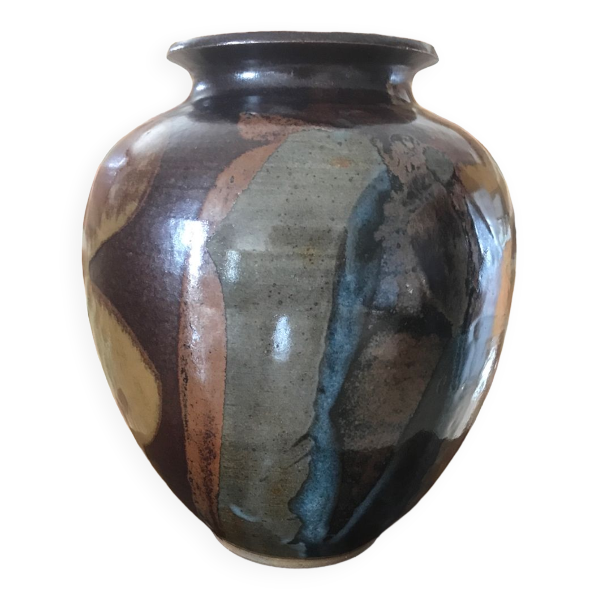 Ceramic vase signed capon