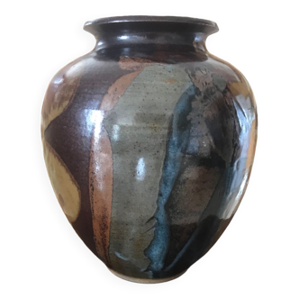 Ceramic vase signed capon