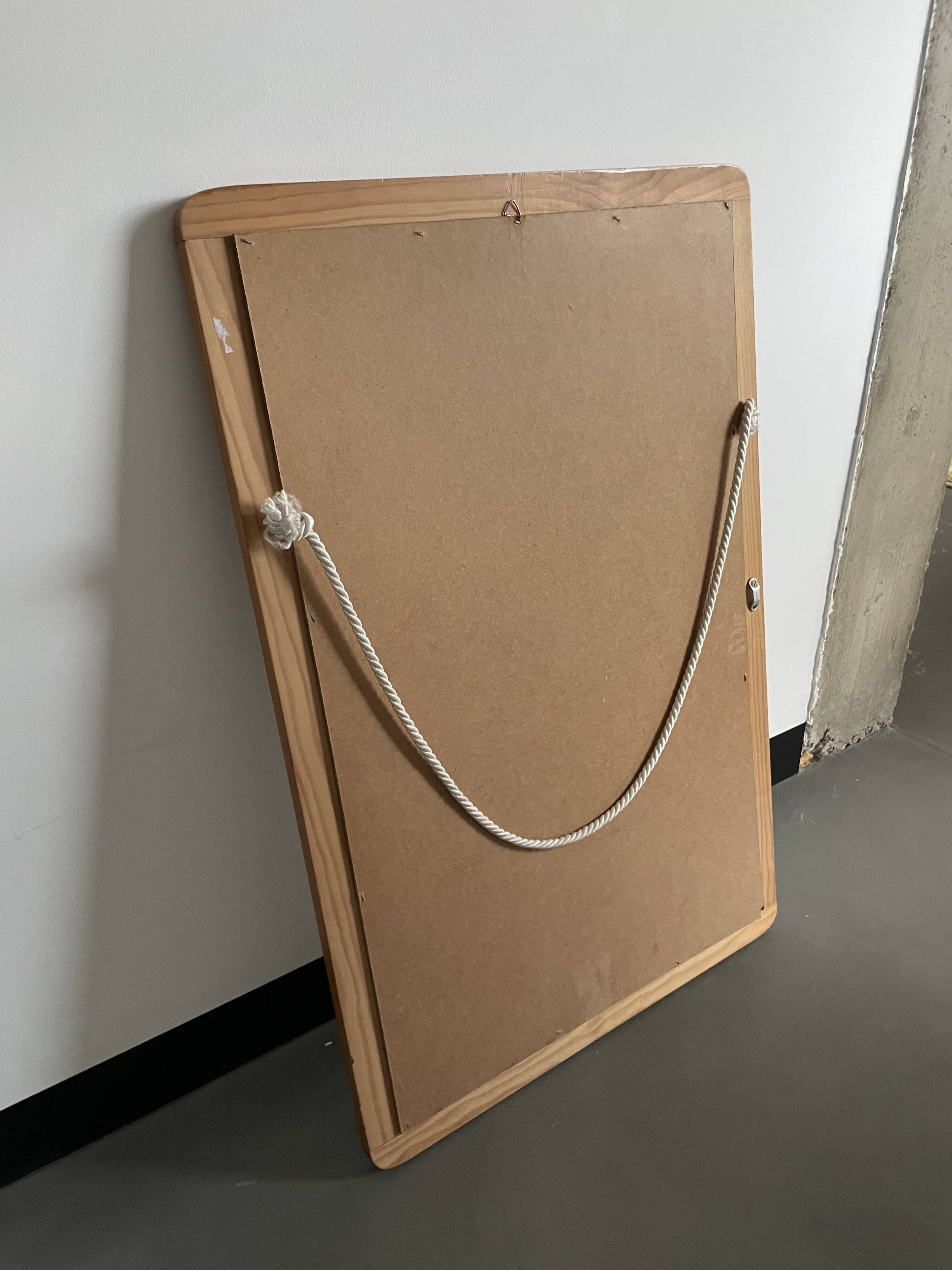 80s Regain pine mirror