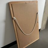 80s Regain pine mirror