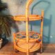 1960s bamboo bar trolley