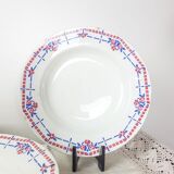 Deep earthenware plates