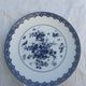 Plate of delft blue collection in porcelain ruks vintage museum