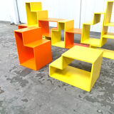 Set of sculptural blocks, 1970s