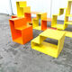 Ensemble de blocs sculpturaux, années 1970