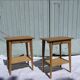 Pair of bedside vintage Scandinavian of the 1960s