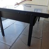 large metal, wood & granite desk, 1980