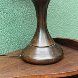 Desk lamp, 1960s, turned wood