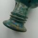Ancient balsamaire Gallo Roman style iridescent glass paste