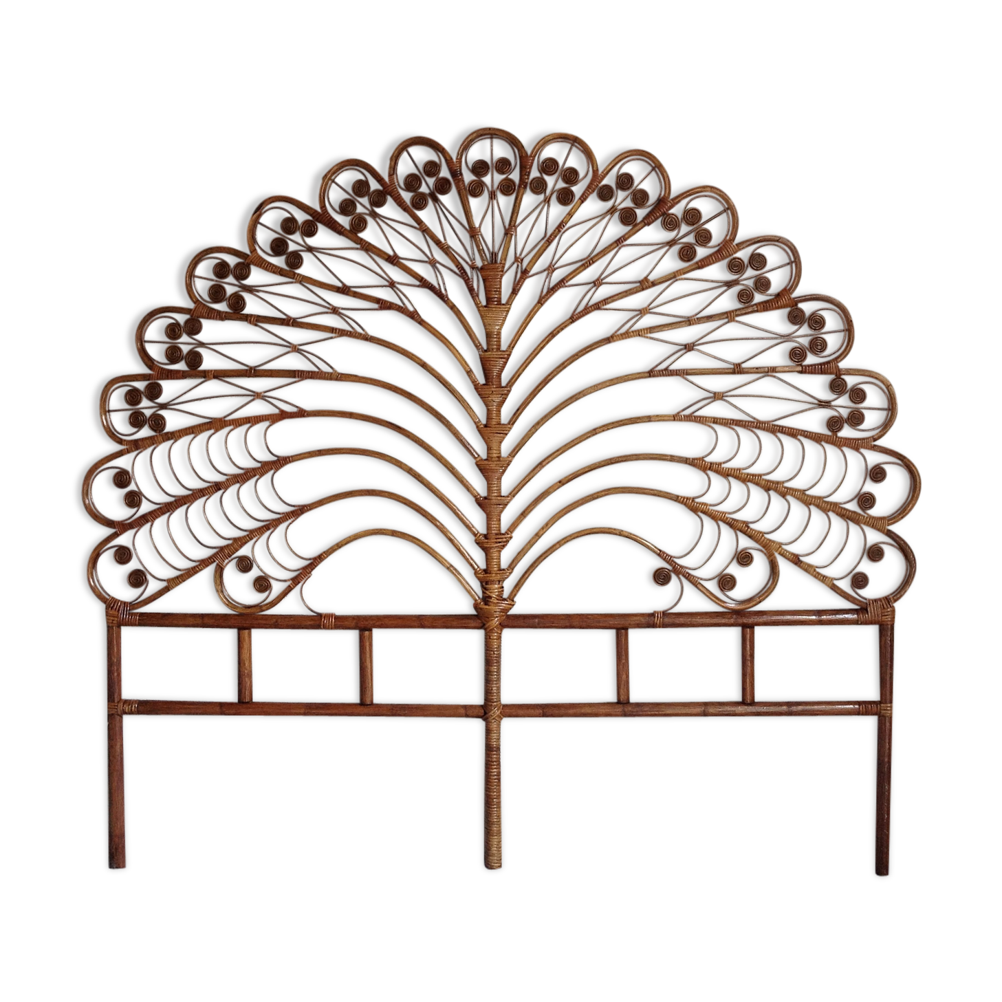 Tête de lit  rotin Peacock