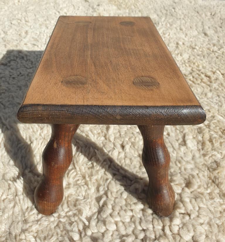 Set 2 decorative milking stools Nature