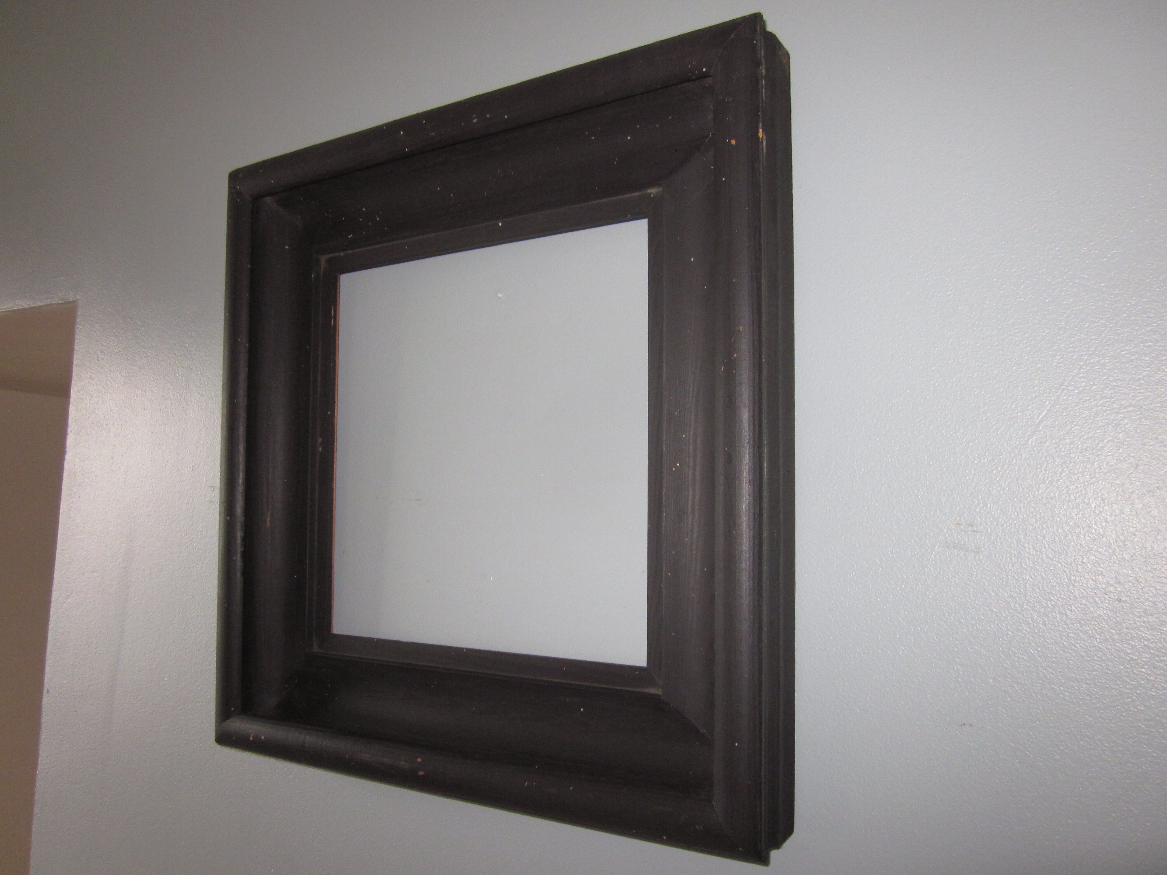 old painted wooden frame