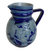 Betschdorf Alsace salt stoneware pitcher signed Schmitter Roger