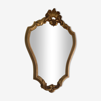 Miroir de style doré, 61x39 cm