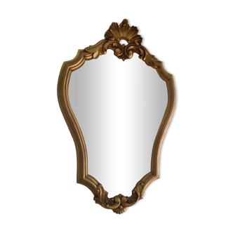 Miroir de style doré, 61x39 cm