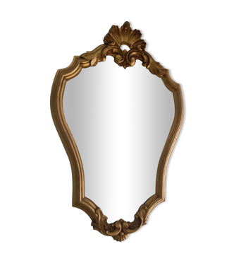 Miroir de style doré, 61x39 cm