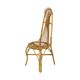 Chaise en rotin et bambou, Italie années 60