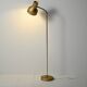 Scandinavian Brass Floor Lamp