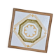 Vintage trivet made in Italy – 1970s ceramic & wood