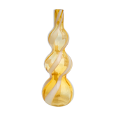 Vase en verre vintage de Carlo Moretti , Florence, Italie 1970