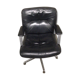 Fauteuil en cuir Vaghi 1970
