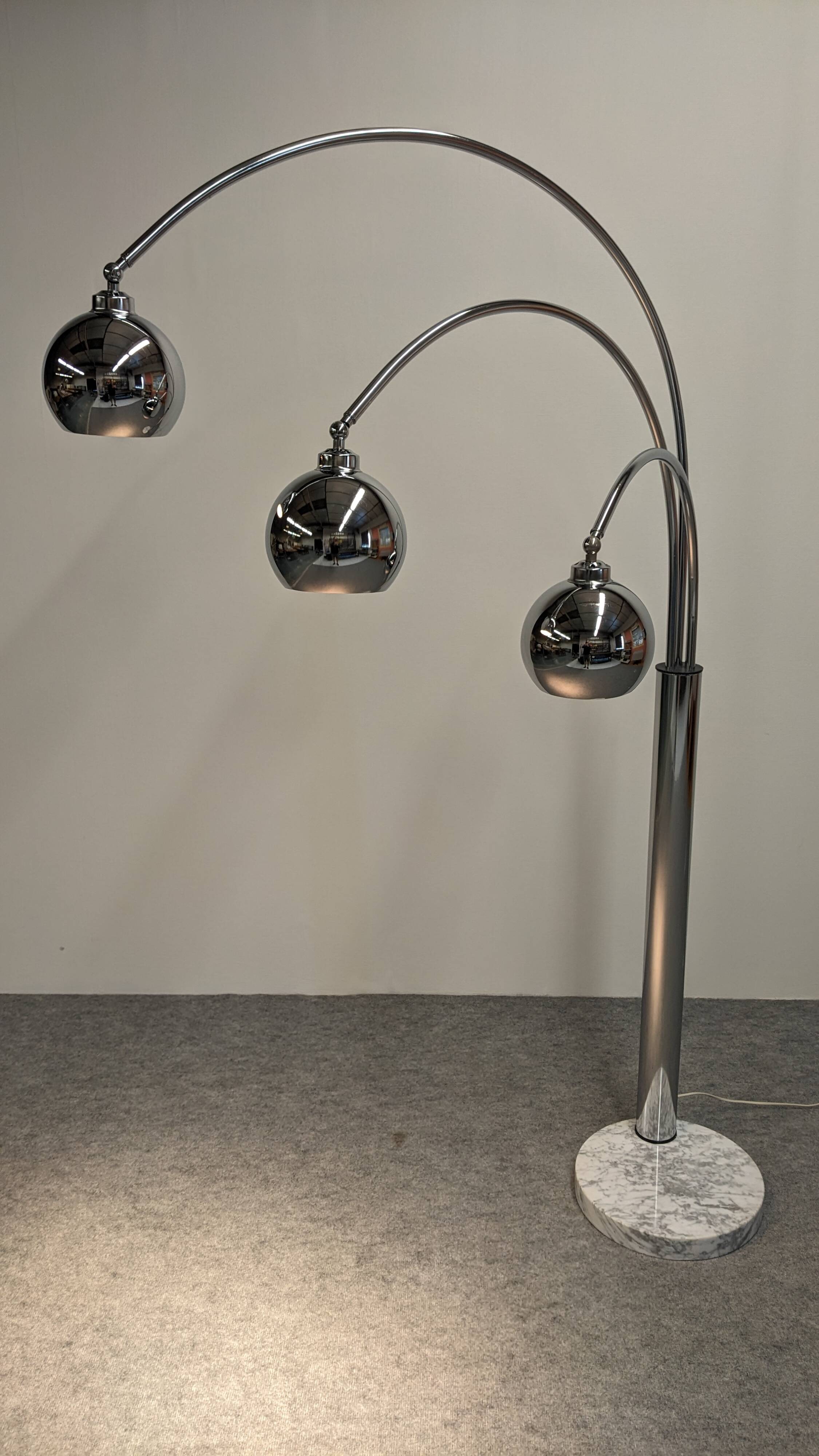 Lampadaire Muguet Eye ball Space age de Goffredo Reggiani, Italie vers 1970