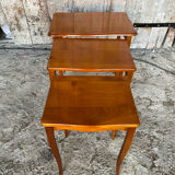 Set of 3 Vintage Louis XV Style Nesting Tables #D819