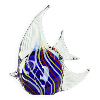 Statue de poisson en verre, Tchécoslovaquie, années 1960