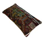 Vintage turkish kilim cushion cover , 30 x 60 cm