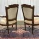 Paire de fauteuils Louis XVI début XXème en noyer
