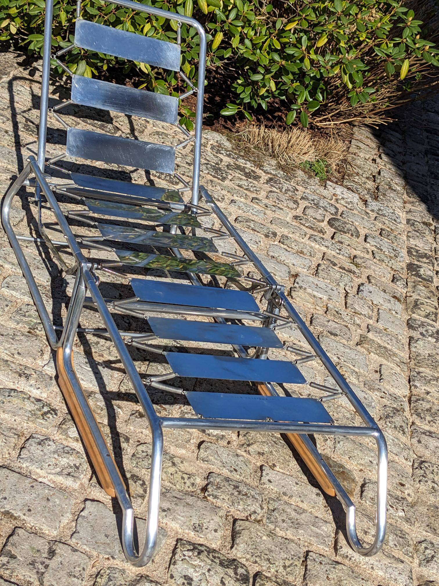 Modernist armchair by F. CARUELLE