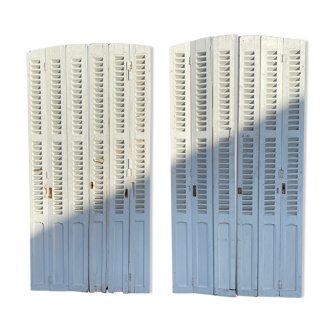 2 pairs of arched shutters