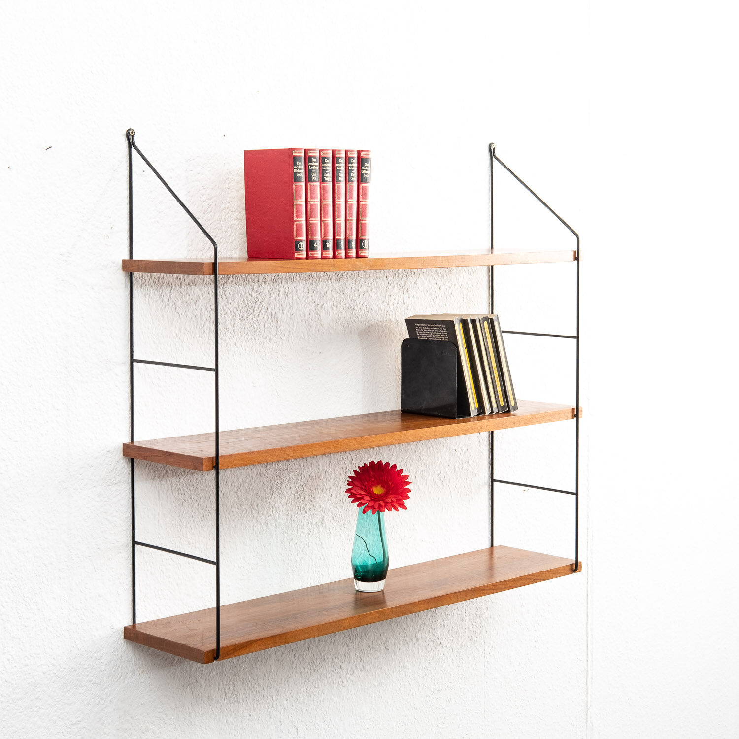 Wall shelf, dark teak 60