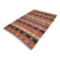 6x9 Blue & Red Details Kilim Rug,Modern Mid Century,Wool Area Rug,175x261Cm