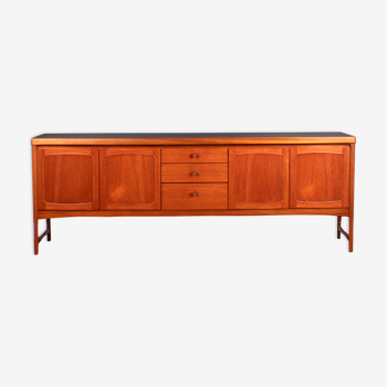 Retro Teak 1960s Nathan Squares Long Mid Century Sideboard