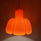Pendant lamp in the shape of a flower by Glashütte Limburg