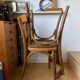 Pair of wooden bistro chairs