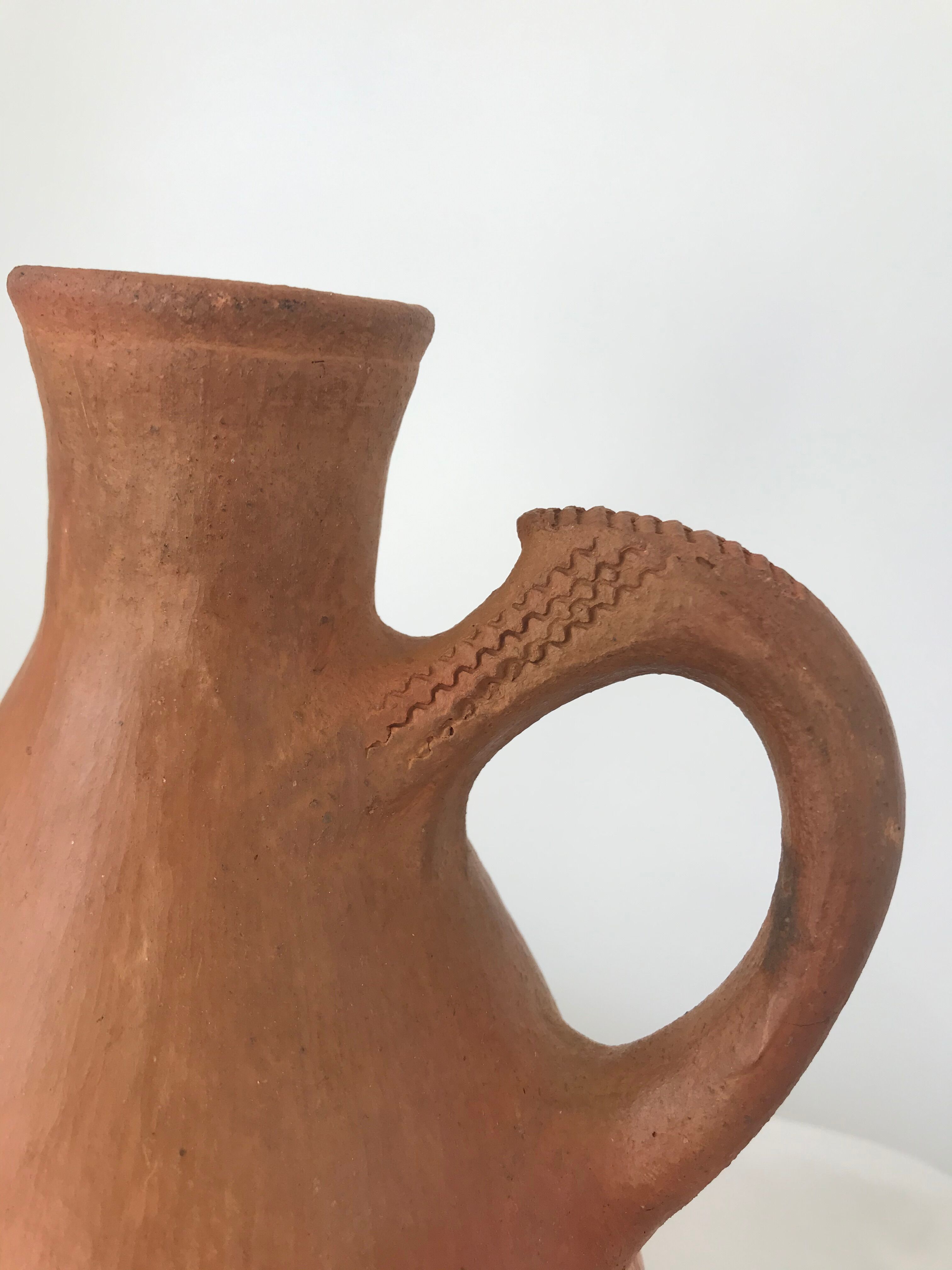 Terracotta jug
