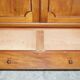 Antique hardwood wardrobe stamped Howard & Son's Berners Street