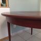 Round teak table by Johannes Andersen for Mobler Samcom Scandinavian.