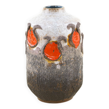Ceramic vase, German design, 1960s, manufactured by Strehla