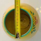 Lunéville earthenware "Egg" vase - "Cherry" Collection