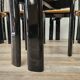 Ensemble de 6 chaises Pierre Cardin en bois laqué noir, 1970