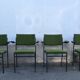 27 armchairs - modern - vintage - metal feet - 1960