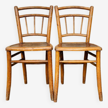 Lot de 2 chaises bistrot Luterma