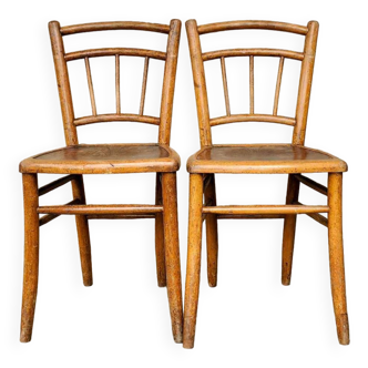 Lot de 2 chaises bistrot Luterma